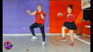 OlgaTanon amp christian alice  Ay que ser feliz zumba [upl. by Mikahs]