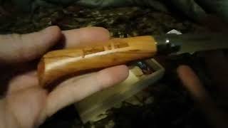 opinel no 8 Olive wood Knife Review [upl. by Eniamreg475]