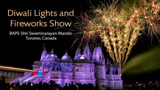 Toronto Canada  Diwali Light and Fireworks Show 2023 [upl. by Still]