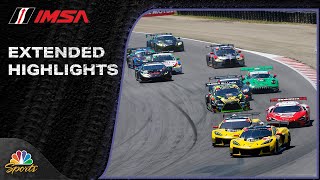 IMSA HIGHLIGHTS IMSA SportsCar Weekend Road America final  8424  Motorsports on NBC [upl. by Wickman]