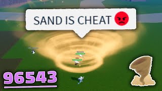 These Sand Combos Kill 30M Bounty Hunters Blox Fruits [upl. by Assenal767]