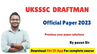 uksssc draftsman previous year question paper  uksssc draftsman vacancy 2024  uksssc draftsman [upl. by Johann]