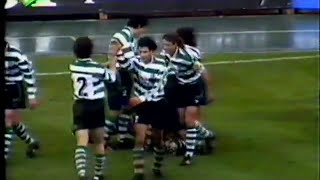 16J  Sporting  3 x Belenenses  0 de 19921993 [upl. by Sulamith]