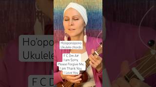 Hooponopono  Song  Prayer  Hawaiian practice  Ukulele chords [upl. by Hanikehs]