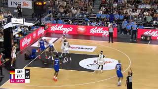 Mathias Lessort  Scoring Highlights  France vs Germany  7624 [upl. by Myrna]