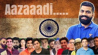 Happy Independence Day Hamaari Aazaadi 🇮🇳 Independence Day 2017 [upl. by Ahsekat]