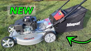 New Mower  Masport 800 Mower Review [upl. by Akialam856]