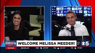 Welcome Melissa Meeder new weekday meteorologist [upl. by Nnyladnarb]