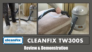 Cleanfix TW300S Carpet Cleaner Review amp Demonstration [upl. by Rumpf186]