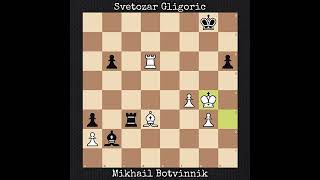 Mikhail Botvinnik vs Svetozar Gligoric  Hastings England  1962 [upl. by Khichabia]