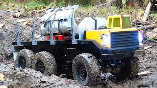 RC ADVENTURES  TONKA 6x6 MUD HAULER  Traction Testing Heavy Transport Truck [upl. by Gurias]