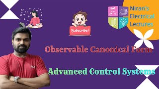 Observable Canonical Form Problem  Advanced Control Systems [upl. by Leahcym]