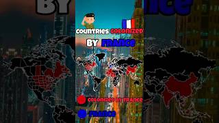 All countries colonized by France history geography war map france [upl. by Rufus]