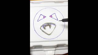 Vampire Emoji asmrasmrsoundssatisfyingstyrofoamartcutdrawingemojiforyou [upl. by Franklin]