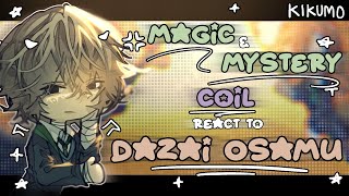 MAGIC and MYSTERY react to DAZAI OSAMU  HP x BSD  Bungo Stray Dogs  Harry Potter  22 [upl. by Zacharias634]