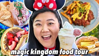 What to Eat at MAGIC KINGDOM 🏰✨ Disney World Food Tour 2024 [upl. by Sinylg454]