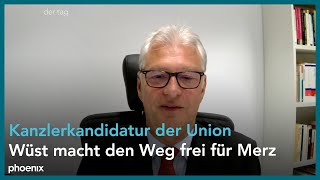 Keine WüstKanzlerkandidatur Prof Poguntke über den Verzicht des NRWMinisterpräsidenten  1609 [upl. by Leis]