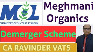 1 Meghmani Organics  Demerger Scheme Part 1 by CA Ravinder Vats [upl. by Lambertson]