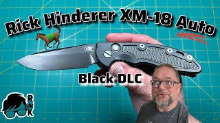 Unboxing a special knife… my dark gray horse… a Rick Hinderer Black DLC XM18 auto Shes a beaut [upl. by Fishman]