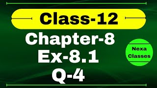 Class 12 Ex 81 Q4 Math  Chapter8 Class12 Math  Application of Integrals  Ex 81 Q4 Class 12 Math [upl. by Parsons865]