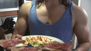 MUSCLE MEAL Time Anabolic Eggs with Biblical Toast WHAT [upl. by Grayson]