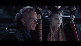 Star Wars Episode I  The Phantom Menace Palpatines Manipulations 4K ULTRA HD [upl. by Terzas]