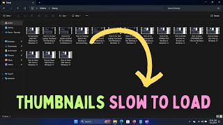 How to Fix Thumbnails Slow To Load in Windows 11 [upl. by Phaedra95]