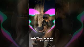 Louis Villain Lv parano bass boosted bassboosted rappl polishhiphop moyalabel tiktokviral [upl. by Ahsennod692]