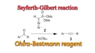 OhiraBestmann reagent and SeyferthGilbert reaction [upl. by Clemente]