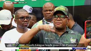 Peoples Mandate  Fikile Mbalula addresses ANC Youth Leagueled march in Pretoria [upl. by Glialentn]