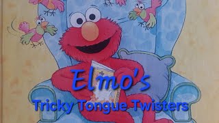 Elmos Tricky Tongue Twisters  Sesame Street 123 Book  Sesame Street Characters  Book Reading [upl. by Carleen]