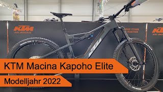 KTM Macina Kapoho Elite  Modelljahr 2022 [upl. by Luke]