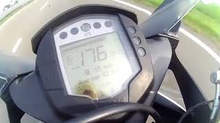 KTM rc 200 BEAST Top speed 179 kmph [upl. by Declan]