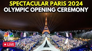 Paris Olympics 2024 LIVE Kicks Off With Lavish Boat Parade Celine Dion Musical Performance  N18G [upl. by Adnole]