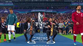 2CELLOS performance at the 2018 UEFA Champions League Final [upl. by Qerat]