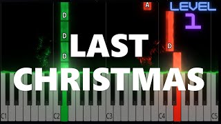 Last Christmas  Wham  EASY Piano Tutorial [upl. by Welby]