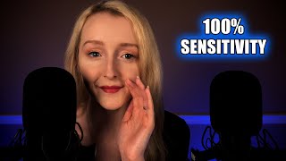 ASMR 100 Sensitivity Deep Ear to Ear Whispers [upl. by Bronny37]