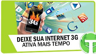 Como forçar o 3G ficar ativo por mais tempo  SEM ROOT [upl. by Dilahk]