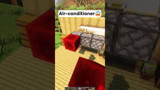 Minecraft how to make Airconditioner😱 shorts [upl. by Aerdnek]