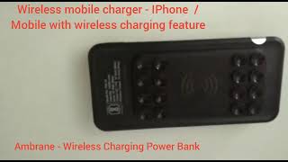 Ambrane Wireless Power Bank [upl. by Jezrdna]