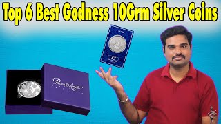 ✅Top 6 Best 10G Silver Coin In India 2022 With Price BIS Hallmarked Silver coin Review amp Comparison [upl. by Arty]