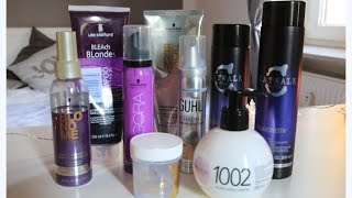 Die besten Anti Gelbstich Produkte  Silbershampoos im Test [upl. by Aya]