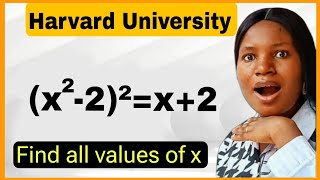 A Harvard University interview math question many failed Algebra can you pass [upl. by Skelton]