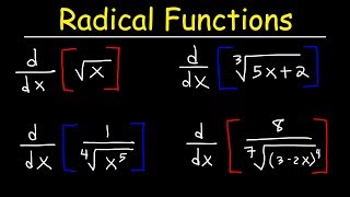 Derivatives of Radical Functions [upl. by Whitelaw]