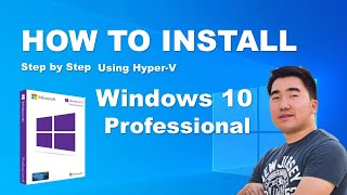 How to install Windows 10 Pro using hyperv 2024 [upl. by Truman]