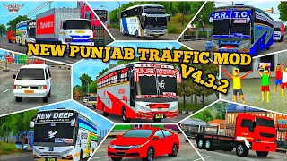 New PUNJAB TRAFFIC MOD APK V432 OBB MOD download Karen bro bus Simulator lndonesia [upl. by Neri]