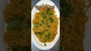 Vegetable Masala Maggi🍜🍝 Masala Maggi Recipe😋short viral recipe maggi maggie vegetables food [upl. by Lilybel]