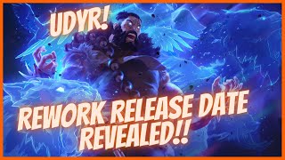 UDYR REWORK RELEASE DATE REVEALED League of Legends [upl. by Einobe]