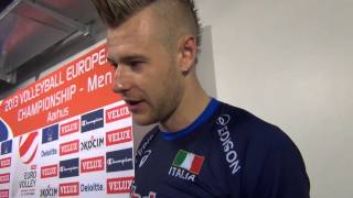 Europei maschili ItaliaOlanda 31 Ivan Zaytsev [upl. by Ahsilav539]