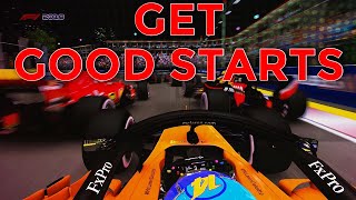 HOW TO GET GOOD STARTS IN F1 2018 [upl. by Helprin]